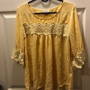 Audrey Ann quarter sleeve blouse